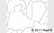 Blank Simple Map of Mezquitic, no labels