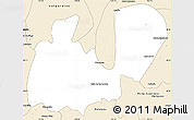 Classic Style Simple Map of Mezquitic