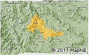 Savanna Style 3D Map of Mixtlan