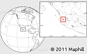 Blank Location Map of Mixtlan
