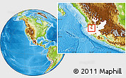 Physical Location Map of Mixtlan, highlighted parent region