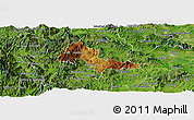 Physical Panoramic Map of Mixtlan, satellite outside