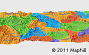 Political Panoramic Map of Mixtlan
