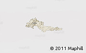 Shaded Relief Panoramic Map of Mixtlan, cropped outside