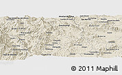Shaded Relief Panoramic Map of Mixtlan
