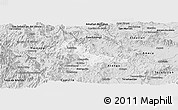 Silver Style Panoramic Map of Mixtlan
