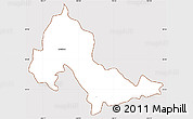 Classic Style Simple Map of Mixtlan, cropped outside
