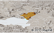 Physical 3D Map of Ocotlan, lighten, semi-desaturated