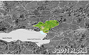Satellite 3D Map of Ocotlan, desaturated
