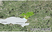 Satellite 3D Map of Ocotlan, semi-desaturated