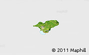 Satellite 3D Map of Ocotlan, single color outside