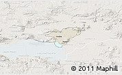 Shaded Relief 3D Map of Ocotlan, lighten