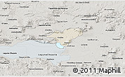 Shaded Relief 3D Map of Ocotlan, semi-desaturated