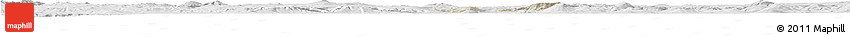 Shaded Relief Horizon Map of Ocotlan, lighten, desaturated