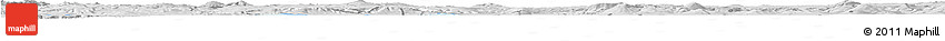 Silver Style Horizon Map of Ocotlan