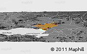 Physical Panoramic Map of Ocotlan, desaturated
