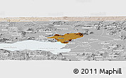 Physical Panoramic Map of Ocotlan, lighten