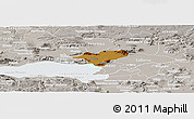Physical Panoramic Map of Ocotlan, lighten, semi-desaturated