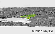 Satellite Panoramic Map of Ocotlan, desaturated