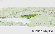 Satellite Panoramic Map of Ocotlan, lighten