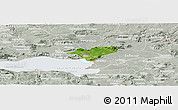 Satellite Panoramic Map of Ocotlan, lighten, semi-desaturated