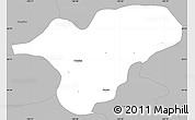 Gray Simple Map of Ocotlan