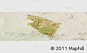 Satellite Panoramic Map of Ojuelos de Jalisco, lighten