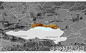 Physical 3D Map of Poncitlan, desaturated