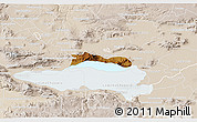 Physical 3D Map of Poncitlan, lighten