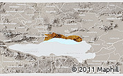 Physical 3D Map of Poncitlan, lighten, semi-desaturated