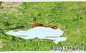 Physical 3D Map of Poncitlan, satellite outside