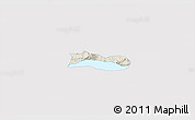 Shaded Relief 3D Map of Poncitlan, single color outside