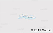 Silver Style 3D Map of Poncitlan, single color outside