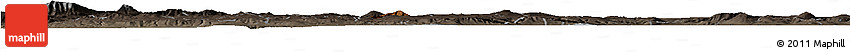Physical Horizon Map of Poncitlan, darken, semi-desaturated