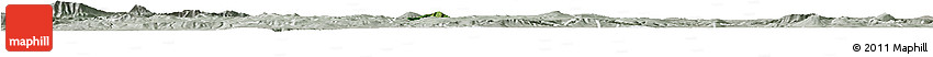 Satellite Horizon Map of Poncitlan, lighten, semi-desaturated