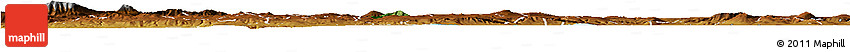 Satellite Horizon Map of Poncitlan, physical outside
