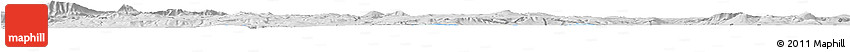 Silver Style Horizon Map of Poncitlan