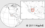 Blank Location Map of Poncitlan, highlighted parent region