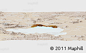 Physical Panoramic Map of Poncitlan, lighten