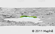 Satellite Panoramic Map of Poncitlan, lighten, desaturated