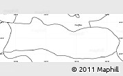 Blank Simple Map of Poncitlan