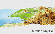 Physical Panoramic Map of Puerto Vallarta