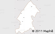 Classic Style Simple Map of Puerto Vallarta, cropped outside