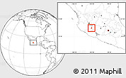 Blank Location Map of Quitupan