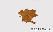 Physical 3D Map of San Juan de los Lagos, cropped outside