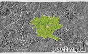 Satellite 3D Map of San Juan de los Lagos, desaturated