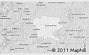 Silver Style 3D Map of San Juan de los Lagos