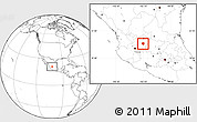 Blank Location Map of San Juan de los Lagos