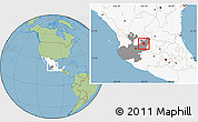 Savanna Style Location Map of San Juan de los Lagos, highlighted country, highlighted parent region