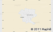 Classic Style Map of San Juan de los Lagos, single color outside